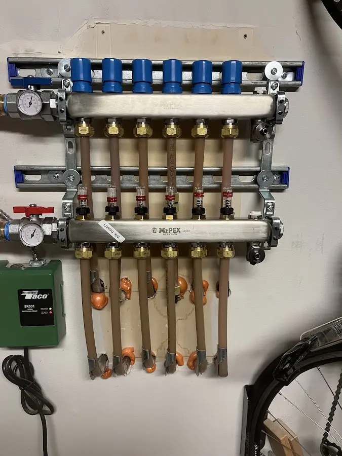 Plumber performing Leak Detection at a residential property in Ossipee